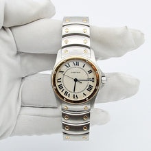 Załaduj obraz do przeglądarki galerii, Cartier Santos Ronde ref. 1551 Steel/Gold