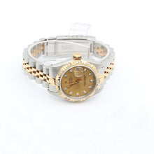 Load image into Gallery viewer, Rolex Lady-Datejust ref. 69173 - Diamonds Dial - Bezel Custom with diamonds