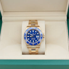 Load image into Gallery viewer, Rolex Submariner Gold 18K ref. 126618LB - Full Set