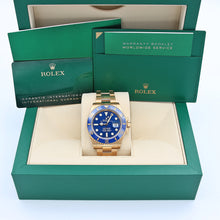 Load image into Gallery viewer, Rolex Submariner Gold 18K ref. 126618LB - Full Set