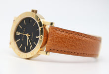 Załaduj obraz do przeglądarki galerii, Bulgari Classic 18k Yellow Gold ref. BB 33 GL with Leather Strap - Debonar - Finest Watches - Watch - Debonar Watches