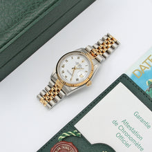 Load image into Gallery viewer, Rolex Datejust 36 ref. 16233 White Roman dial - Full Set