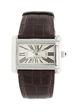 Cargar imagen en el visor de la galería, Cartier Tank Divan ref. 2612 38X30mm - Leather strap and Deplo Cartier