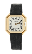 Załaduj obraz do przeglądarki galerii, Cartier Ceinture Automatic Ref. 17001 – 18K Yellow Gold with Deplo Cartier