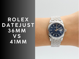 Rolex Datejust 36mm vs 41mm: Which Size Fits Your Wrist?