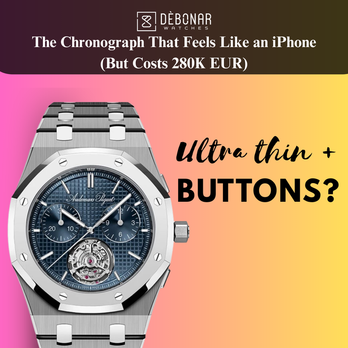 The Chronograph That Feels Like an iPhone (But Costs 280K EUR)