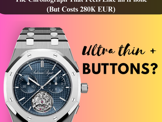 The Chronograph That Feels Like an iPhone (But Costs 280K EUR)