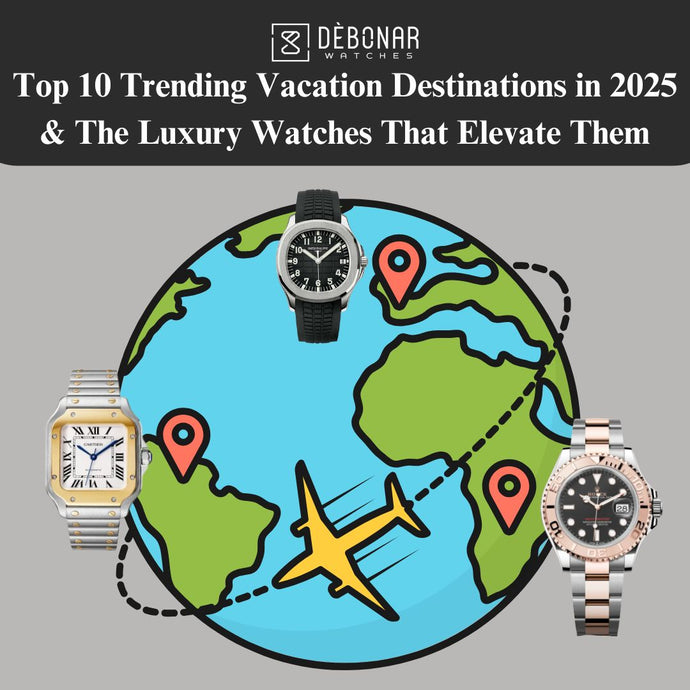 Top 10 Trending Vacation Destinations in 2025 & The Luxury Watches (and Style) That Elevate Them