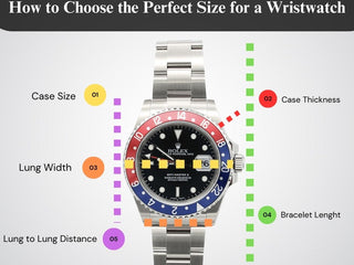 So wählen Sie die perfekte Größe für eine Armbanduhr
