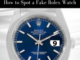 Wie man eine falsche Rolex -Uhr entdeckt