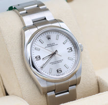 Load image into Gallery viewer, Rolex Oyster Perpetual ref. 114200 Dial Silver 3-6-9 - Full Set
