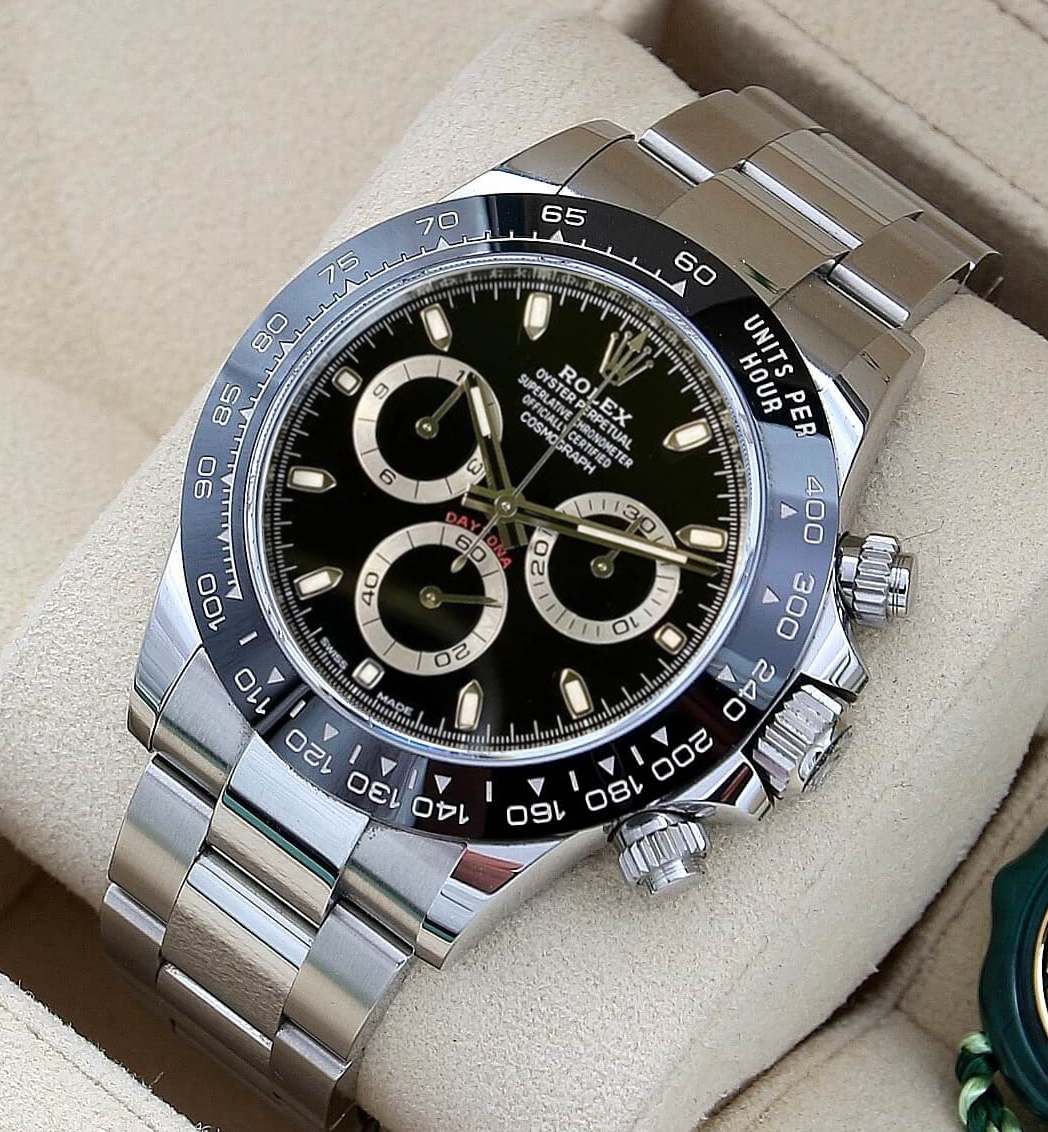 Rolex Daytona 116500LN Schwarzes Zifferblatt – Komplettset