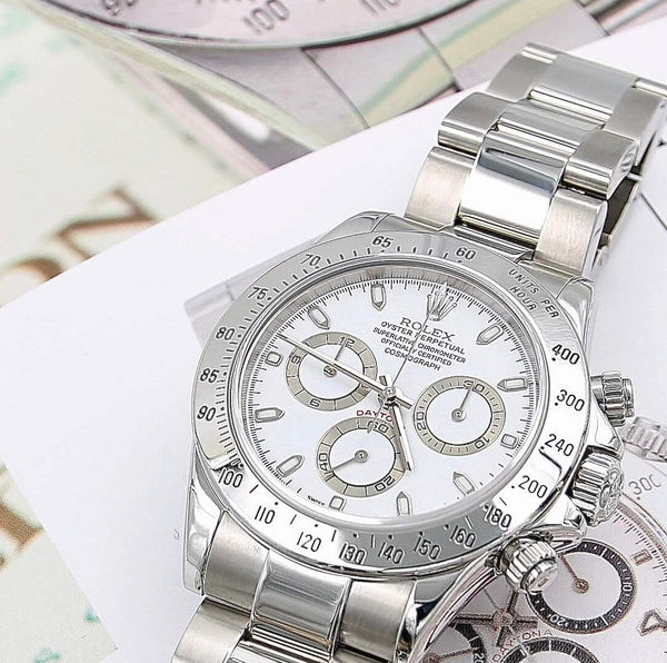 Rolex Daytona ref. 116520 White Dial Full Set Debonar Watches Sp. z o.o