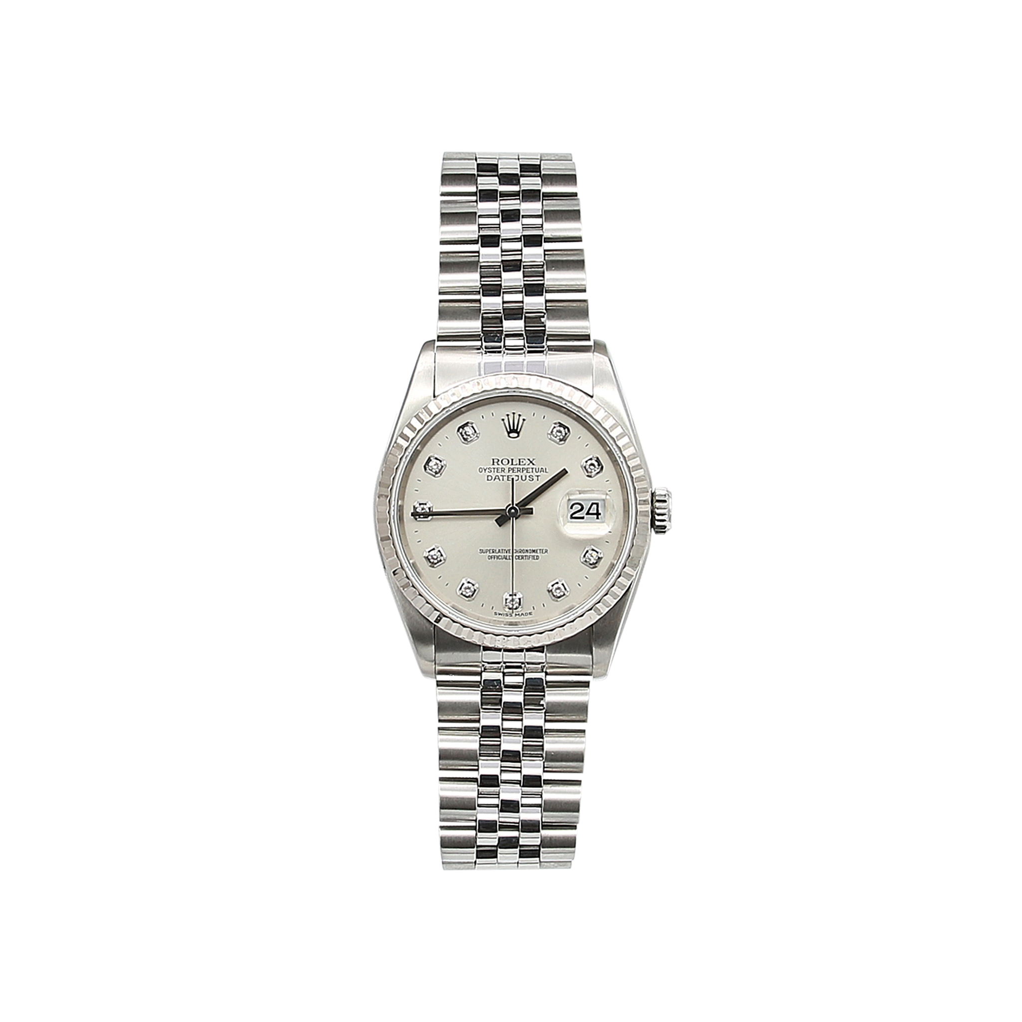 Rolex Datejust watch 36 mm model 16234 Buy Genuine Used Datejust 36 16234 Watch - Blue Dial | SKU 8642 main image 3