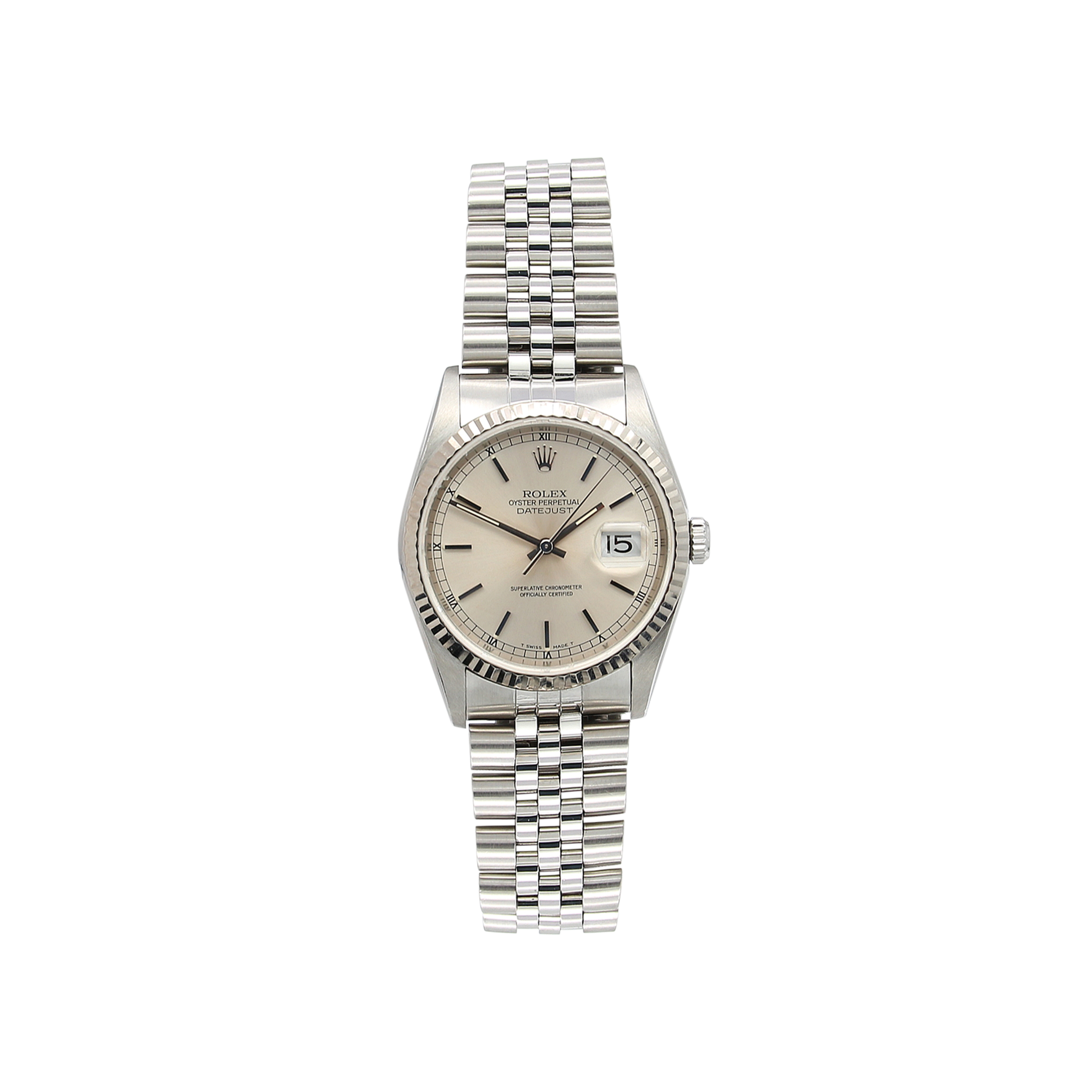 Rolex ref. 16234 Silver Dial Circle Minutes