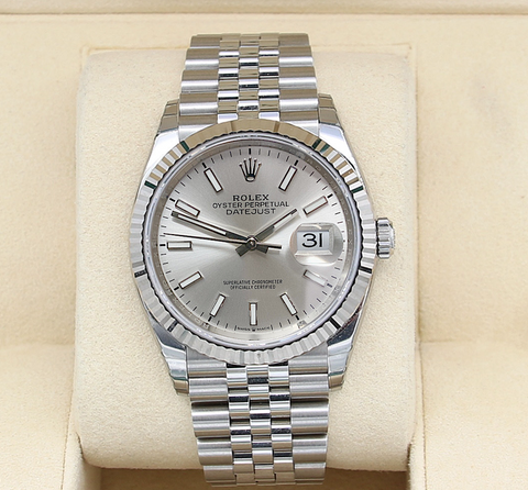 Buy Watch Rolex Datejust 126234 Silver Dial Full Set