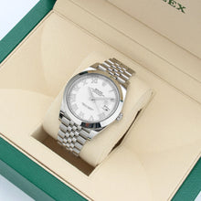 Load image into Gallery viewer, Rolex Datejust ref. 126300 White Roman Dial Jubilee bracelet - Full Set
