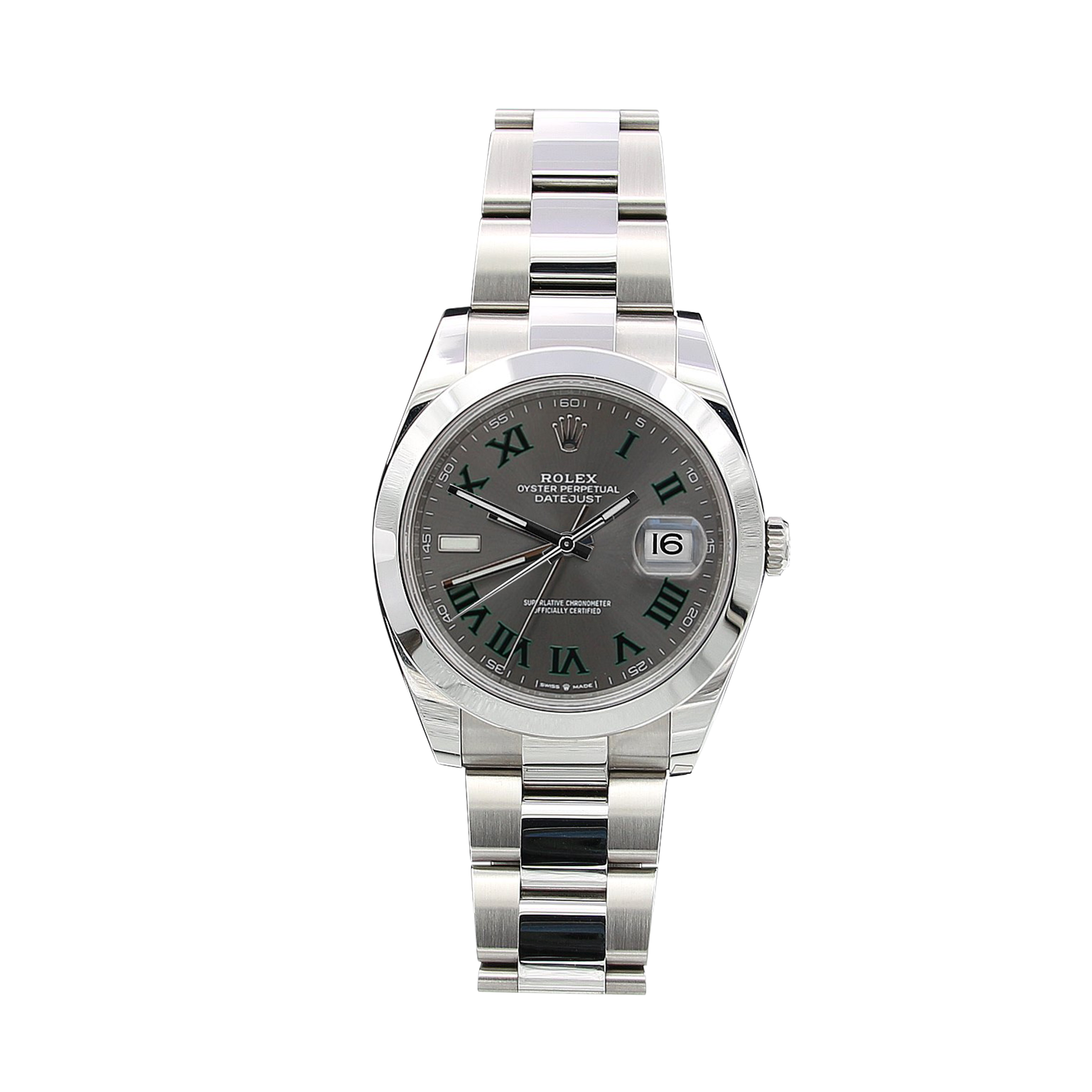 Buy Online Watch Rolex Datejust 126300 Wimbledon Dial Full