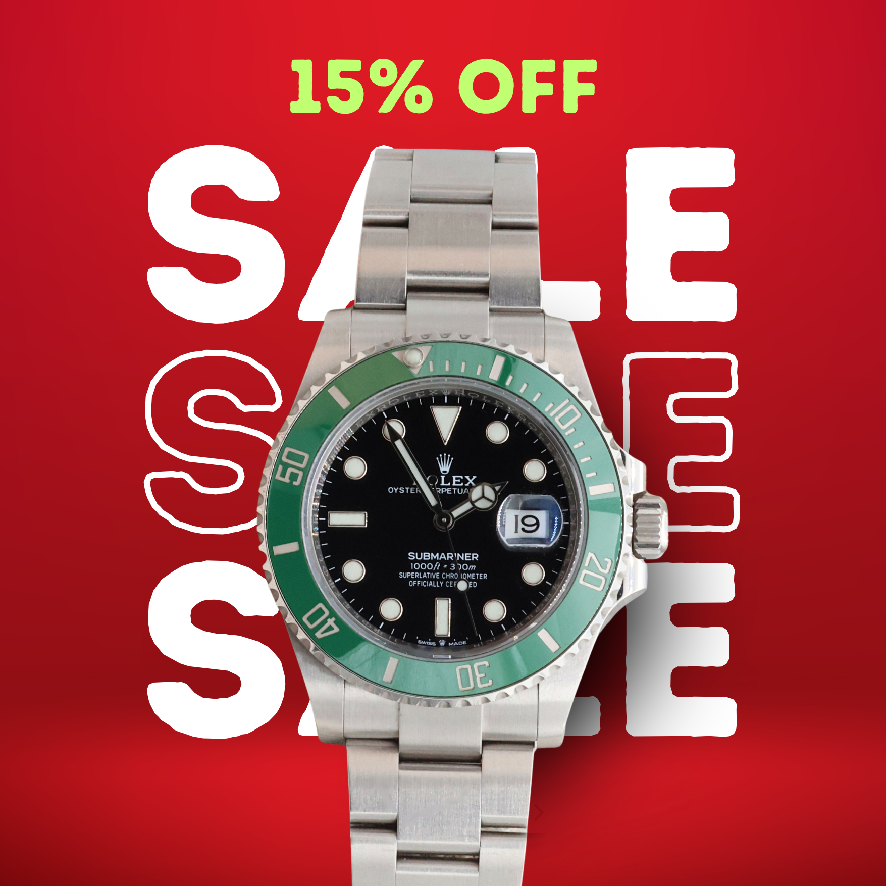 ON SALE: Rolex Submariner Date ref. 126610LV - Full set