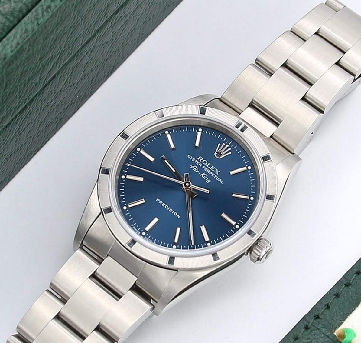 Rolex Air King ref. 14010 Blue dial