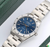 Rolex Air King ref. 14010 Blaues Zifferblatt