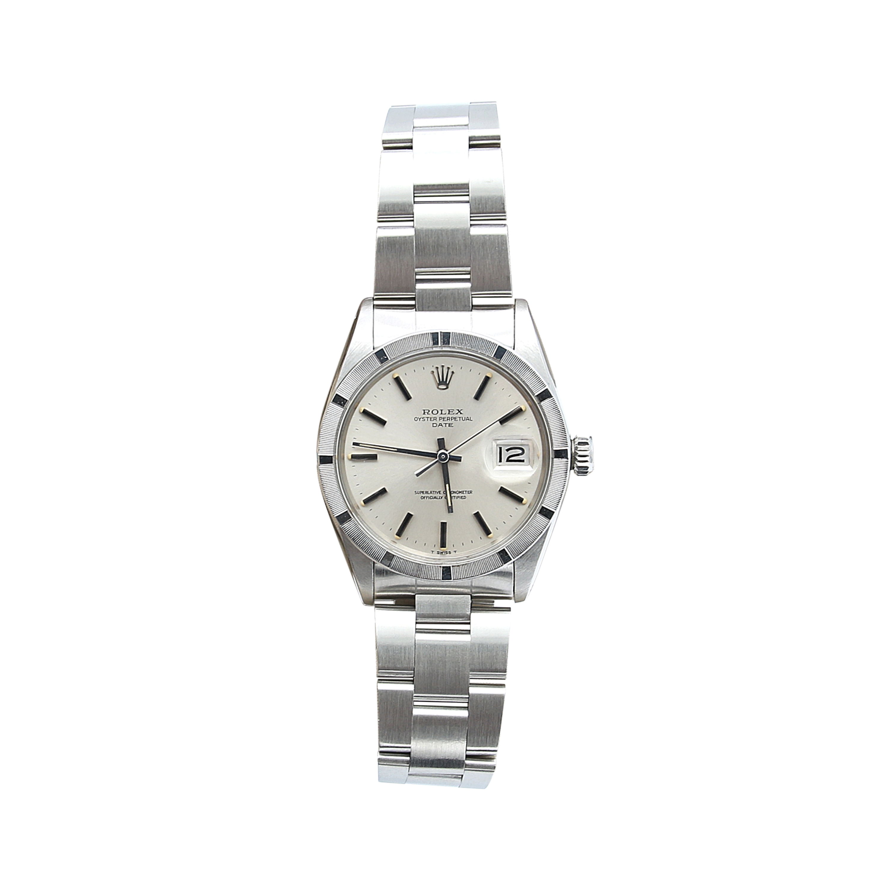Rolex Oyster Perpetual Date ref. 1501 34mm - Silver Dial - Oyster bracelet