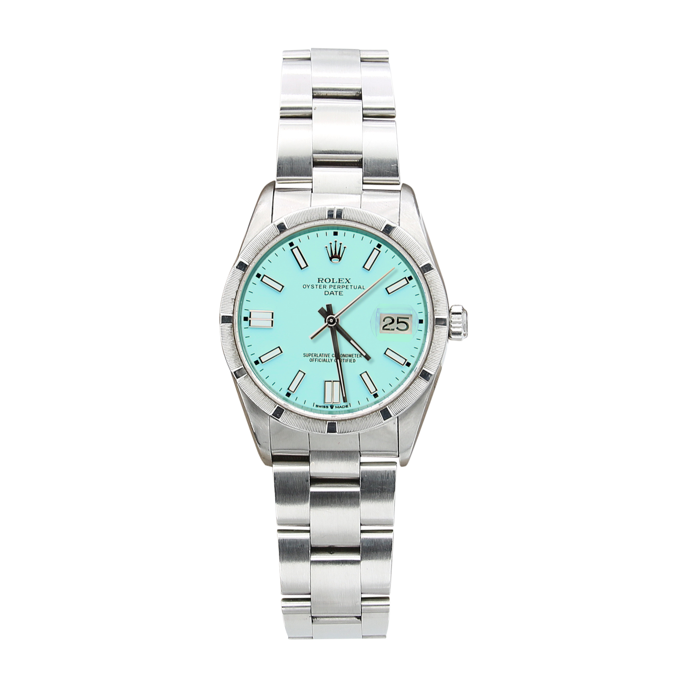 Rolex Date ref. 15210 - Oyster Bracelet - Tiffany Dial