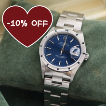 Charger l'image dans la galerie, ON SALE: Rolex Oyster Perpetual Date ref. 15210 - Blue Dial - Full Set
