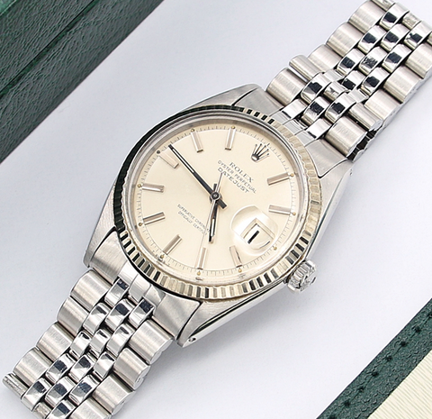 Datejust hotsell rolex silver