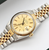 Rolex Datejust ref. 16013 -Steel/Gold - Champagne dial - Full Set