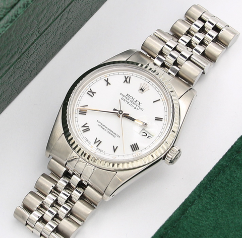 Rolex Datejust ref. 16014 White Small Roman dial Debonar Watches Sp. z o.o