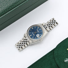Load image into Gallery viewer, Rolex Datejust ref. 1603 - Steel Bezel - Blue Soleil dial (V II) - Jubilee Bracelet
