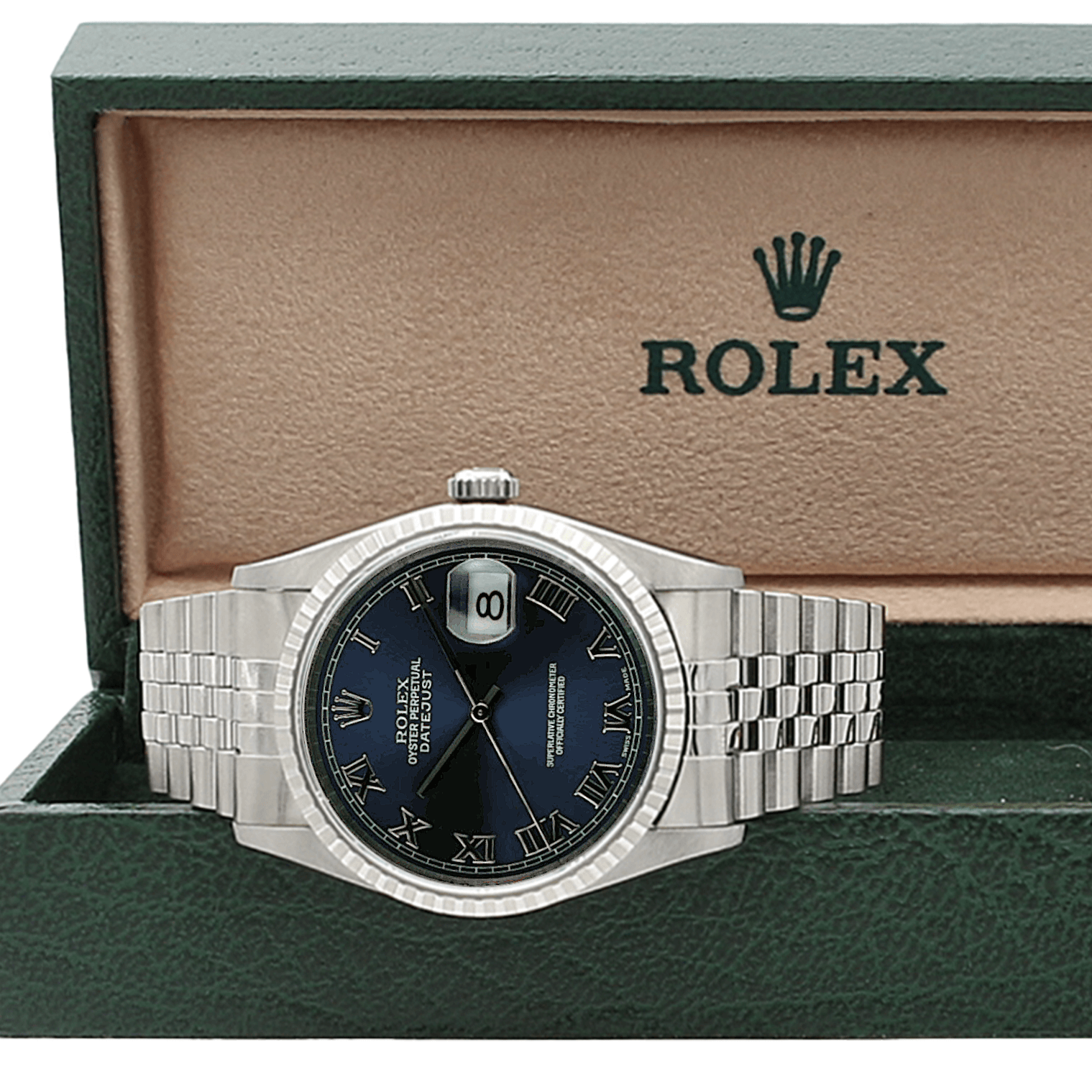 Rolex datejust blue roman 2025 dial
