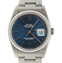 Load image into Gallery viewer, Rolex Datejust 36 ref. 16200 Blue Soleil Dial (II) Oyster Bracelet - Full Set
