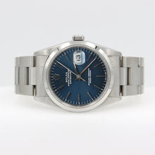 Load image into Gallery viewer, Rolex Datejust 36 ref. 16200 Blue Soleil Dial (II) Oyster Bracelet - Full Set
