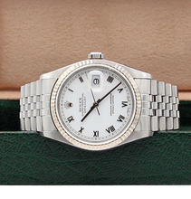Load image into Gallery viewer, Rolex Datejust ref. 16234 White Roman Dial with Jubilee Bracelet
