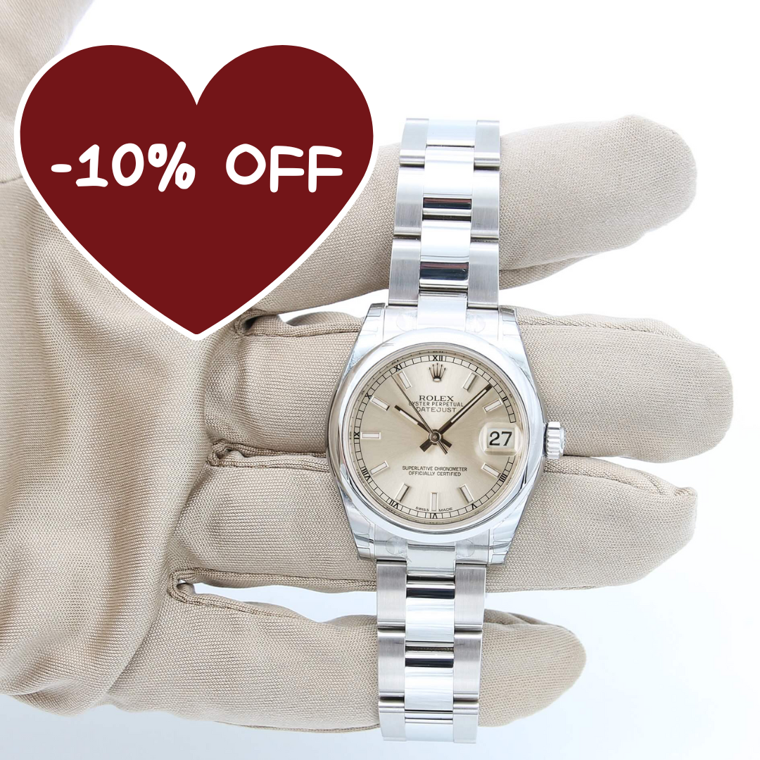 ON SALE: Rolex Datejust Mid-size ref. 178240 - Silver Dial - Full Set