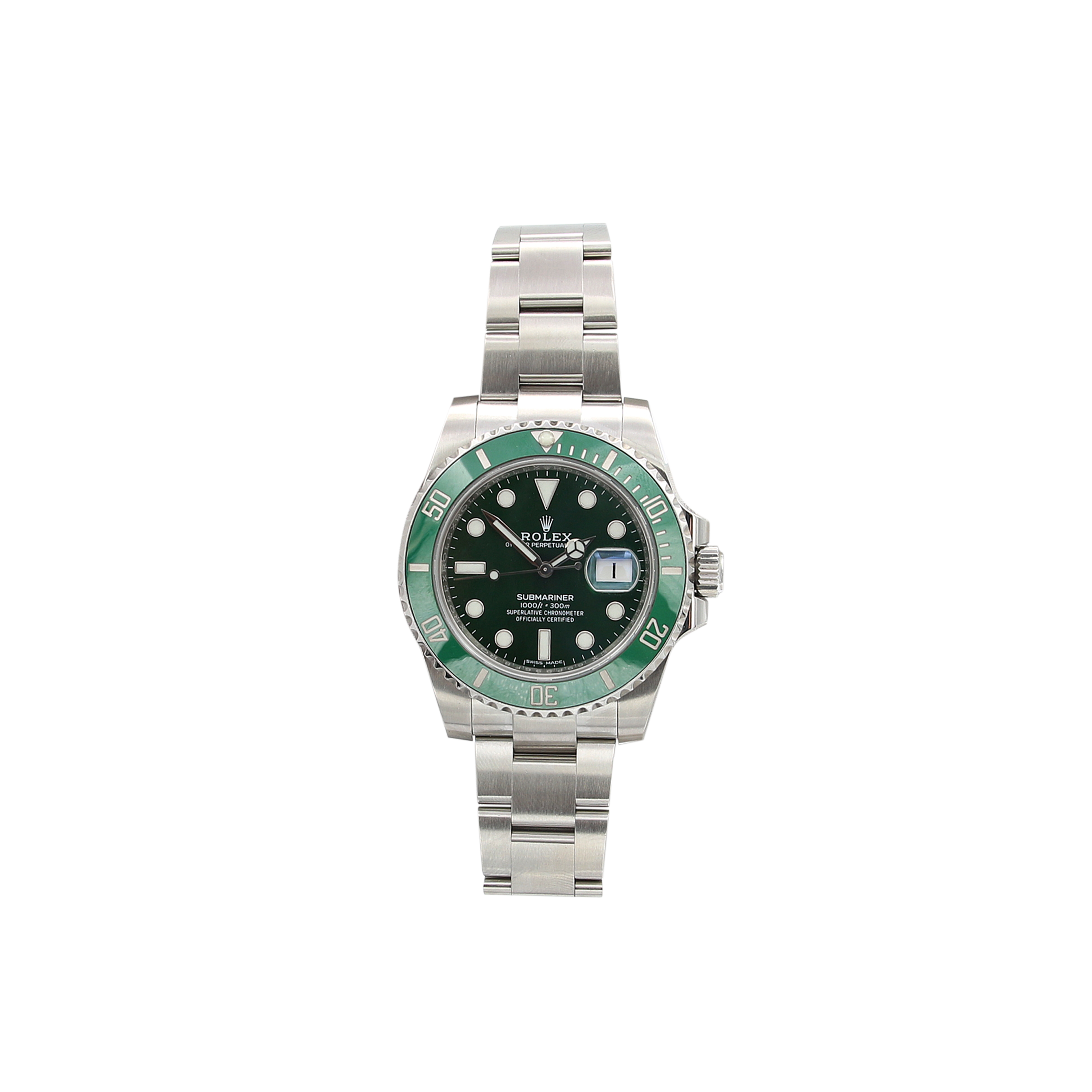 Rolex hot sale hulk size