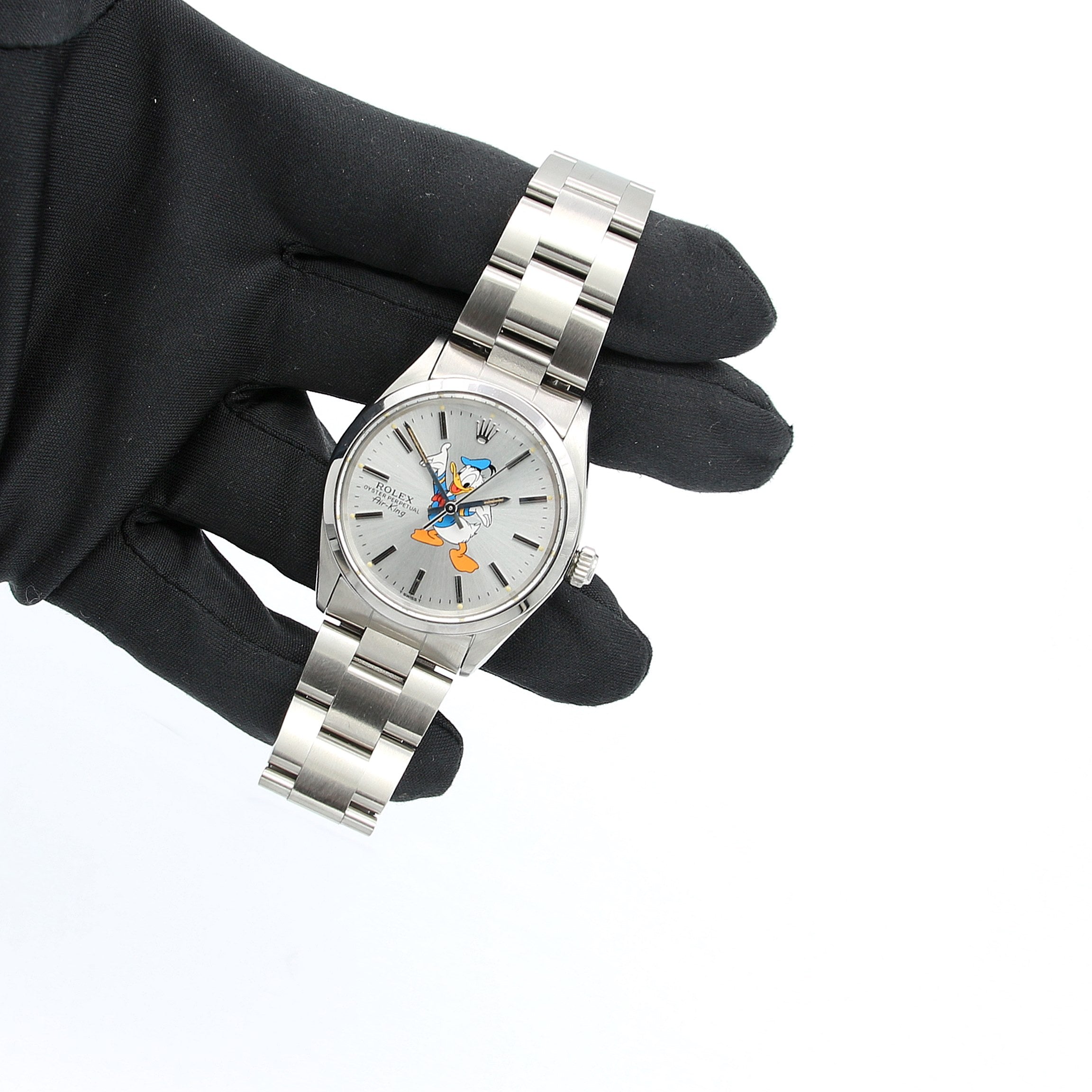 Rolex Air-King ref. 5500 Donald Duck Dial (Hands up/Happy)
