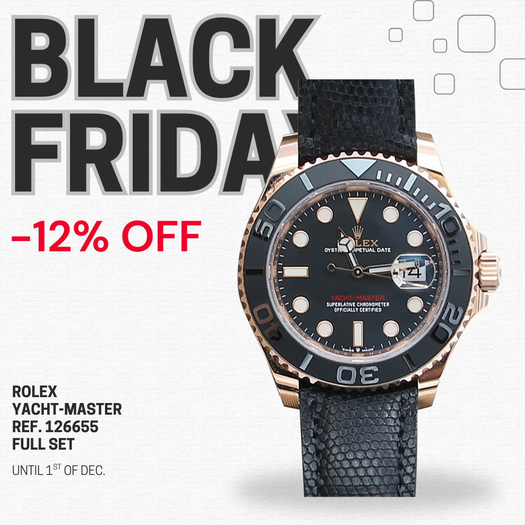 ON SALE: Rolex Yacht-Master ref. 126655 Leather strap - 2021 - Full Set