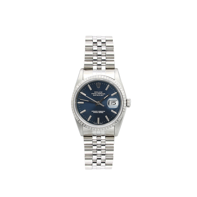 Rolex ref. 16220 Blue Dial Jubilee Bracelet