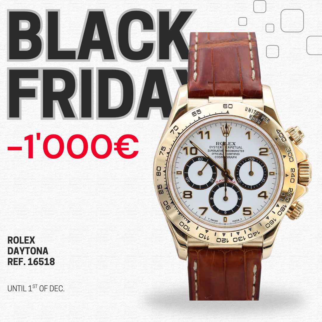 ON SALE: Rolex Daytona ref. 16518 - White Arab Dial