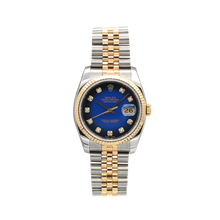 Charger l'image dans la galerie, Rolex Datejust ref. 116233 Blue Diamonds Dial - Full Set
