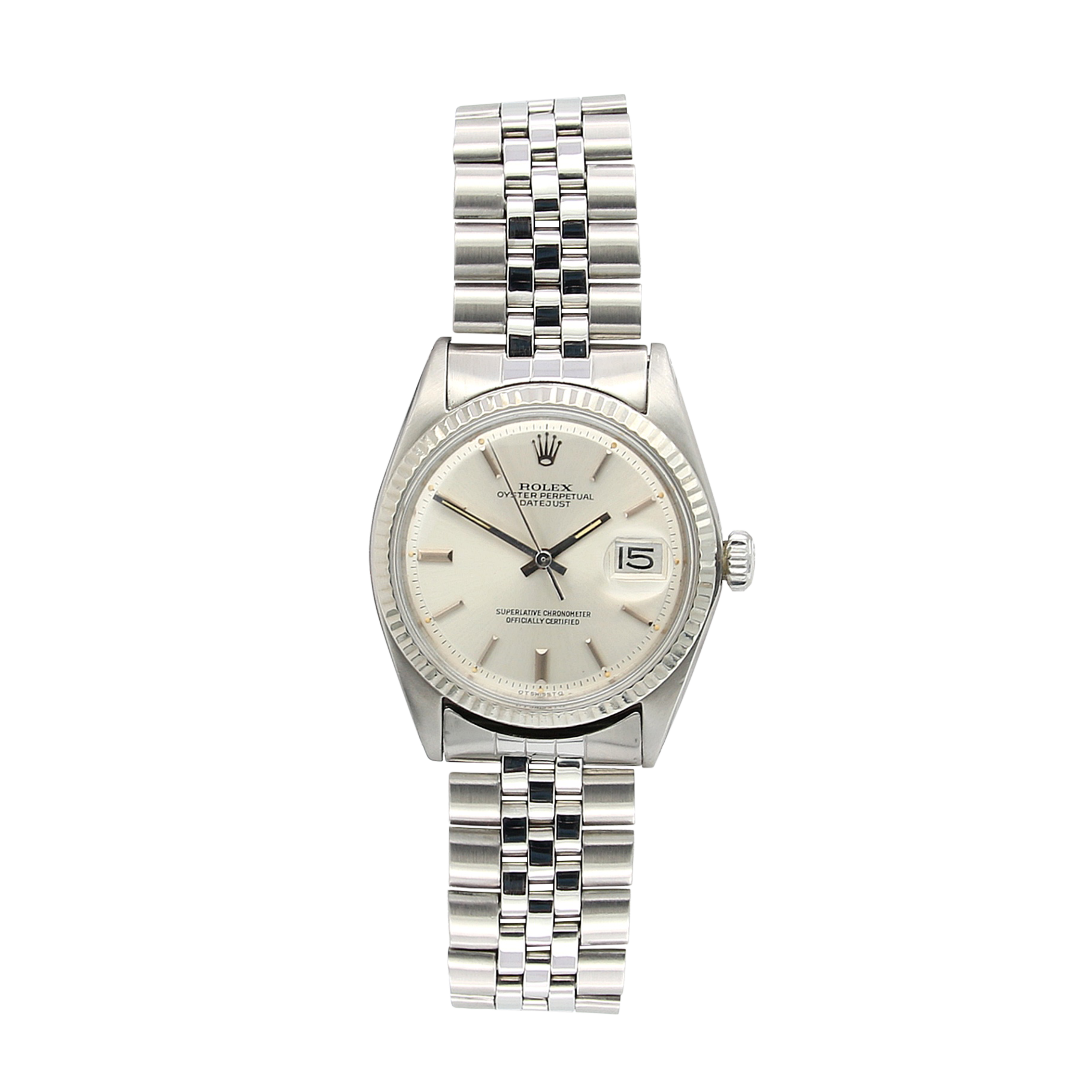 Rolex 1601 white dial deals