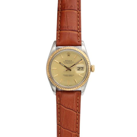 Buy Online Watch Rolex Datejust 36 ref. 16013 Champagne Dial Warranty Papers Debonar Watches Sp. z o.o