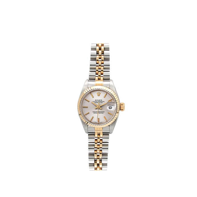 Rolex Datejust Lady Ref. 79173 Stahl/Gold - Jubiläumsarmband - Silber -Zifferblatt