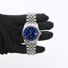 Załaduj obraz do przeglądarki galerii, Rolex Datejust ref. 126234 Blue Diamonds Dial Jubilee bracelet - Full Set
