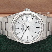 Load image into Gallery viewer, Rolex Datejust 36 ref. 16220 Silver Dial (circle hours dial) Oyster Bracelet
