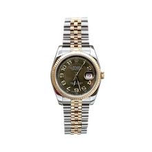 Load image into Gallery viewer, Rolex Datejust ref. 116233 Brown Racing Dial Jubilee bracelet Full set
