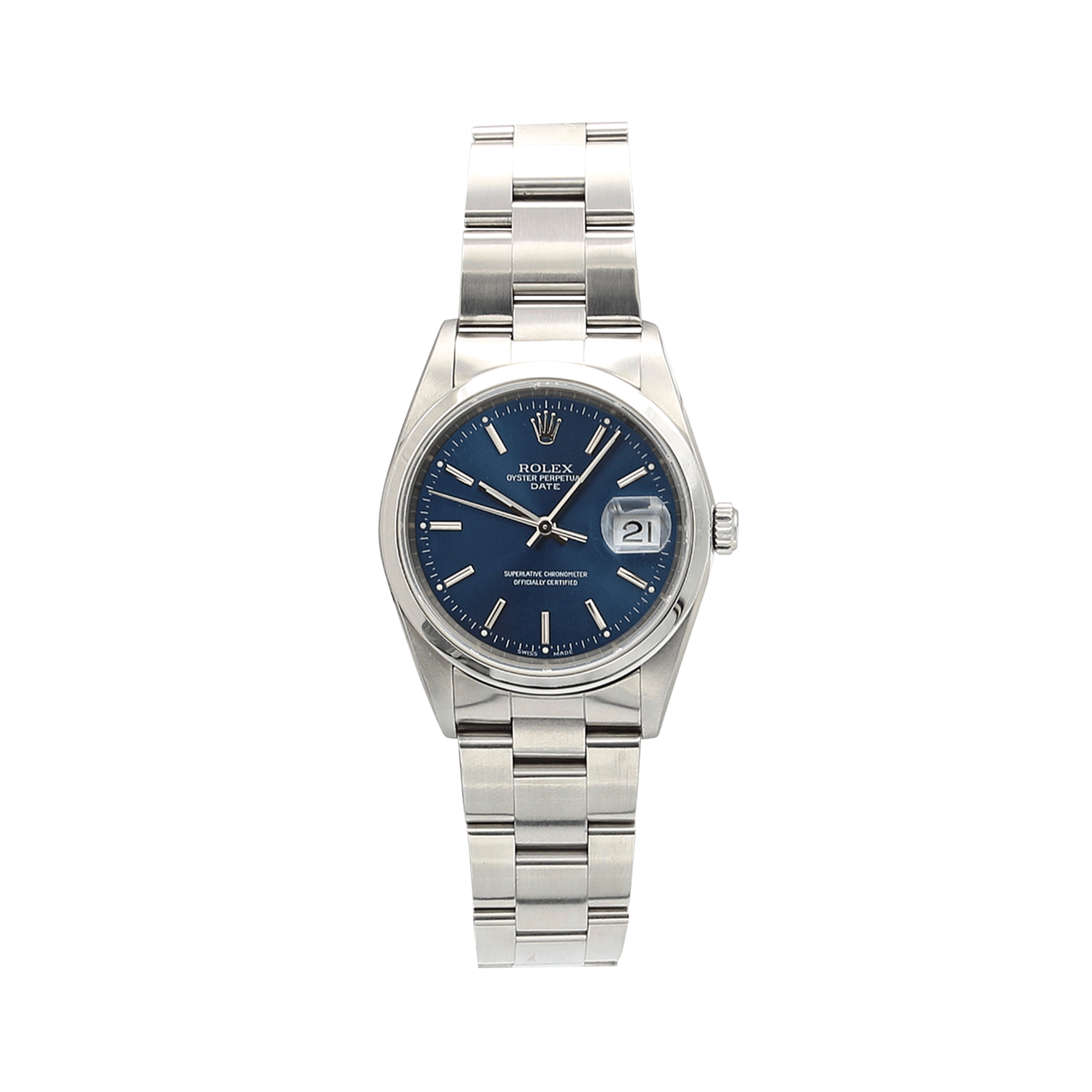 Rolex 15200 blue dial best sale